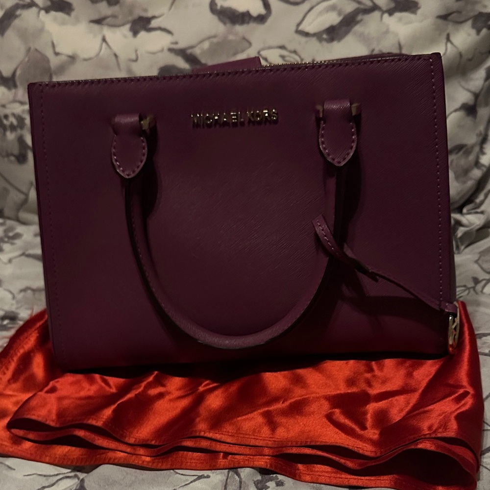 Michael Kors Rich Purple Satchel